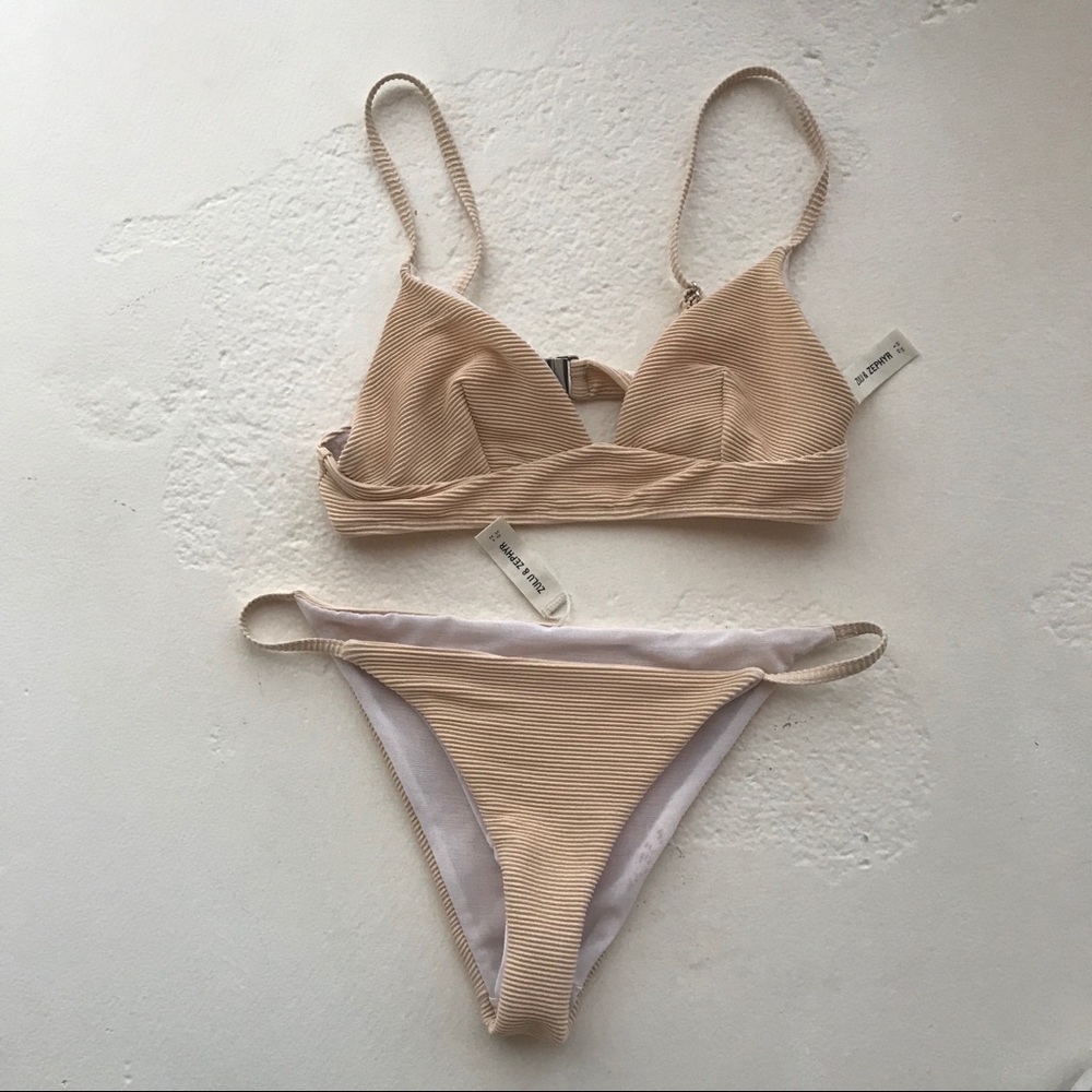 Zulu and Zephyr Ribbed bikini